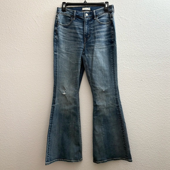 American Eagle AE77 Premium High-Rise Flare Jean size 4 Short NEW NWOT - Picture 2 of 14